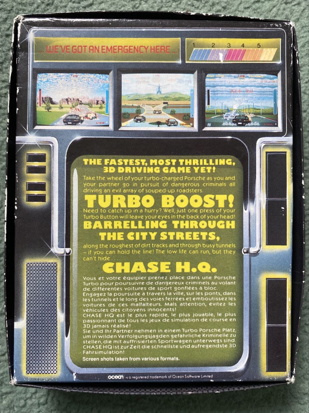 Chase HQ - Sinclair ZX Spectrum (Ocean) video game collectible - Main Image 2