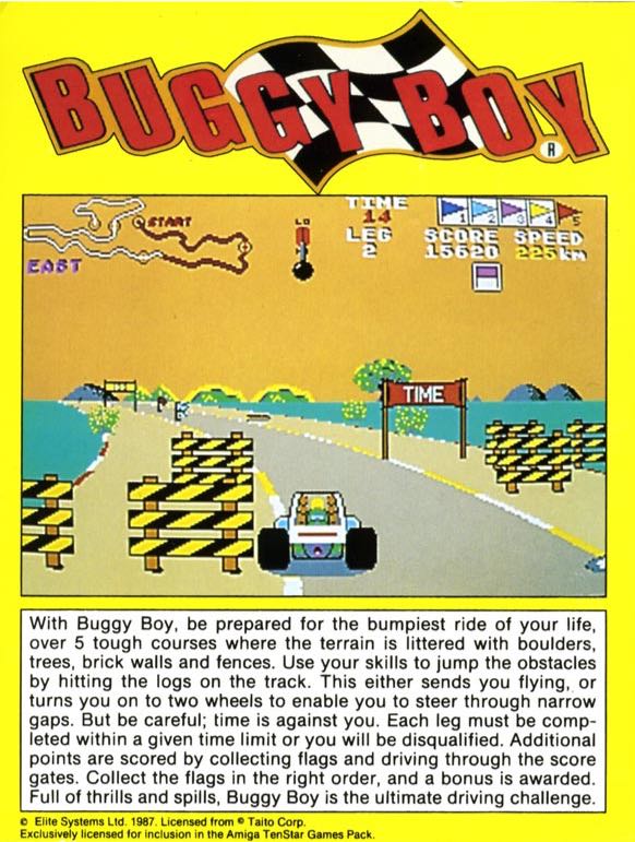 Buggy Boy - Amstrad CPC (Elite - 1) video game collectible [Barcode 5012189400361] - Main Image 2