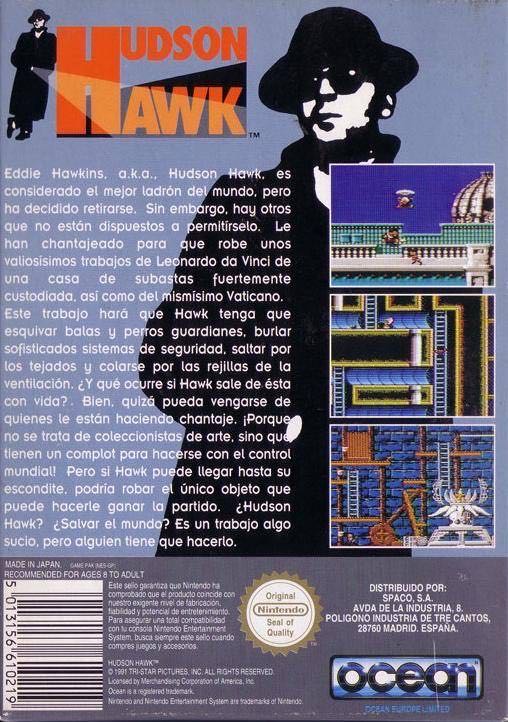 Hudson Hawk - Nintendo Entertainment System (NES) (Sony Imagesoft - 1) video game collectible - Main Image 2