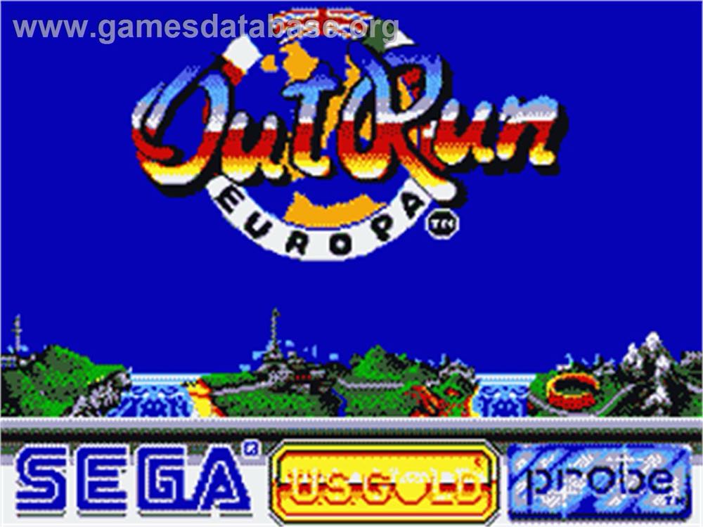 OutRun Europa - Sega Game Gear (U.S. Gold - 1) video game collectible - Main Image 3