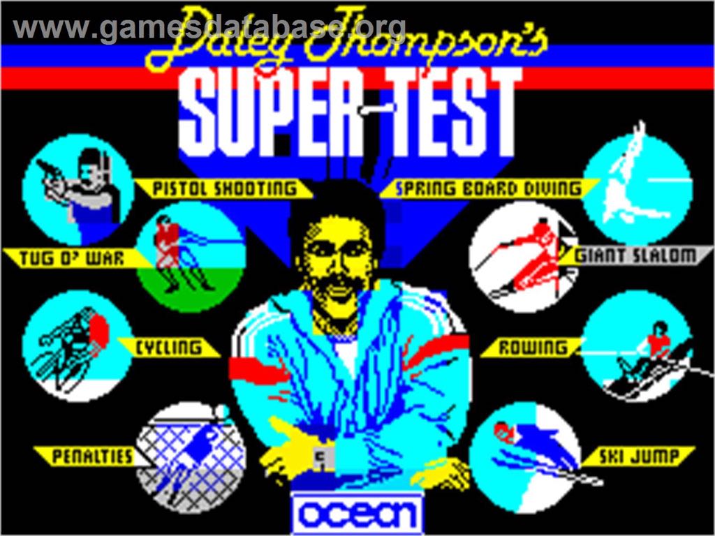Daley Thompsons Supertest - Amstrad CPC (Hit Squad - 2) video game collectible [Barcode 5013156410772] - Main Image 2