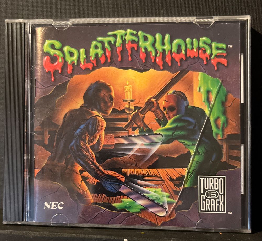 Splatterhouse - NEC TurboGrafx-16 (Namco - 1) video game collectible [Barcode 092218000897] - Main Image 3
