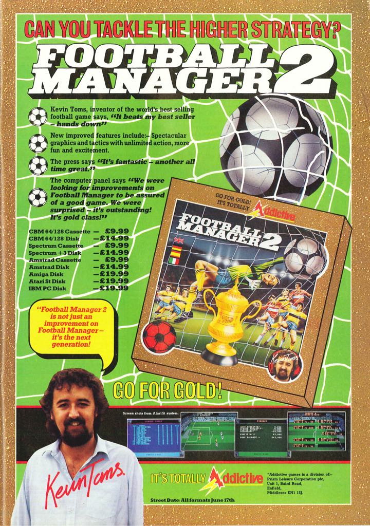 Football Manager 2 - Commodore 64 video game collectible [Barcode 5014293030007] - Main Image 2