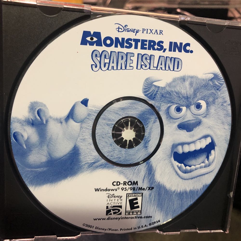 Monsters Inc Scare Island - PC (Disney - 1) video game collectible [Barcode 044702015634] - Main Image 3