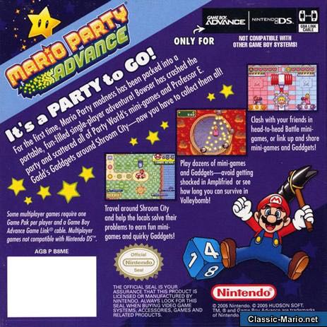 Mario Party Advance - Nintendo Game Boy Advance (GBA) (Nintendo - 1) video game collectible - Main Image 2