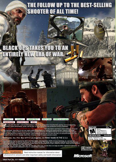 Call Of Duty: Black Ops I - Microsoft Xbox 360 (Activision  - 2-18) video game collectible - Main Image 2