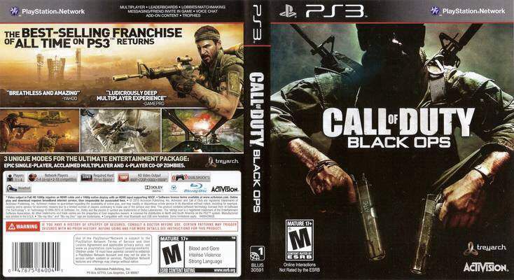 Call Of Duty 7: Black Ops - Sony PlayStation 3 (PS3) video game collectible - Main Image 2