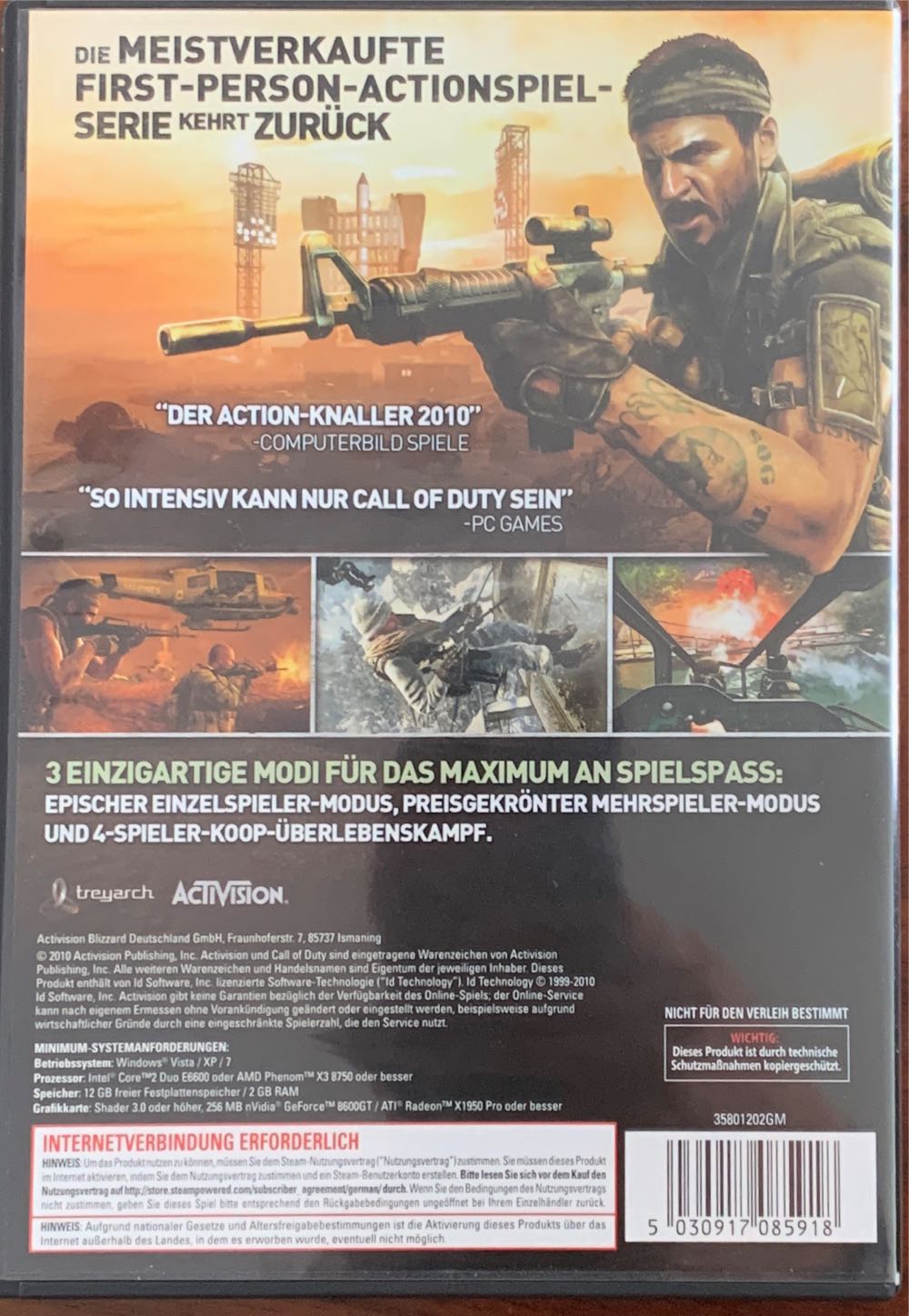 Call Of Duty: Black Ops - PC (Activision Blizzard - 100) video game collectible [Barcode 5030917085918] - Main Image 2
