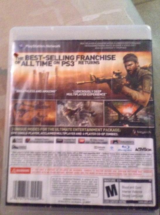 Call Of Duty: Black Ops - Sony PlayStation 3 (PS3) (Activision - 1-18) video game collectible [Barcode 54720435] - Main Image 2