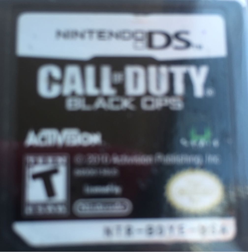 Call Of Duty: Black Ops - Nintendo DS video game collectible - Main Image 1