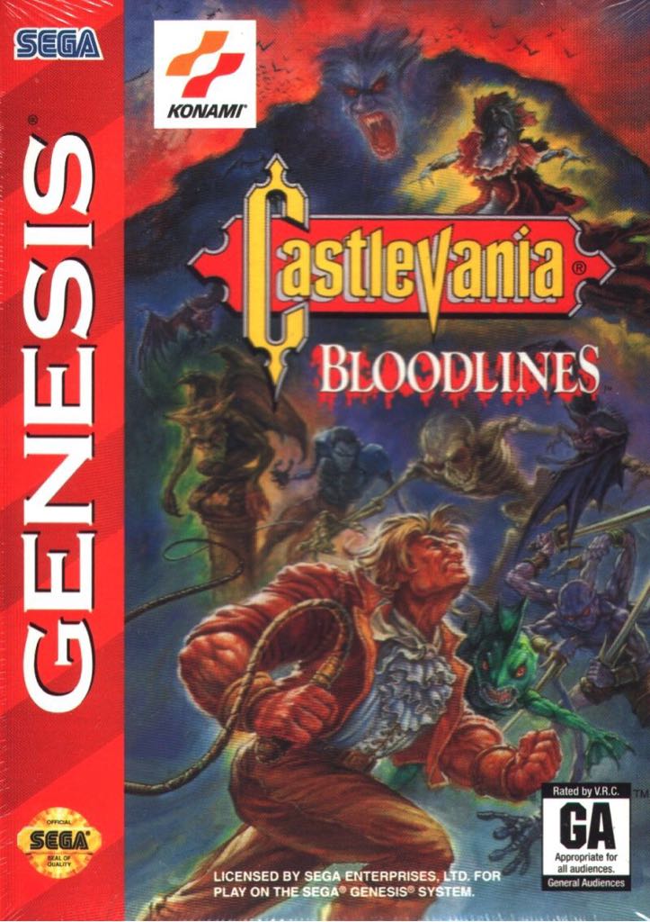 Castlevania: Bloodlines - Sega Genesis (Mega Drive) video game collectible - Main Image 1