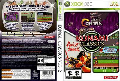 Konami Classics: Vol. 2 - Microsoft Xbox 360 (Konami - 1-2) video game collectible [Barcode 083717300861] - Main Image 2