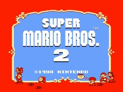 Super Mario Bros. 2 - Nintendo Wii Virtual Console video game collectible - Main Image 1