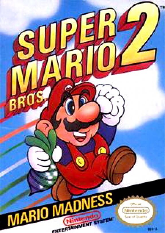 Super Mario Bros. 2 - Nintendo Wii Virtual Console video game collectible - Main Image 1