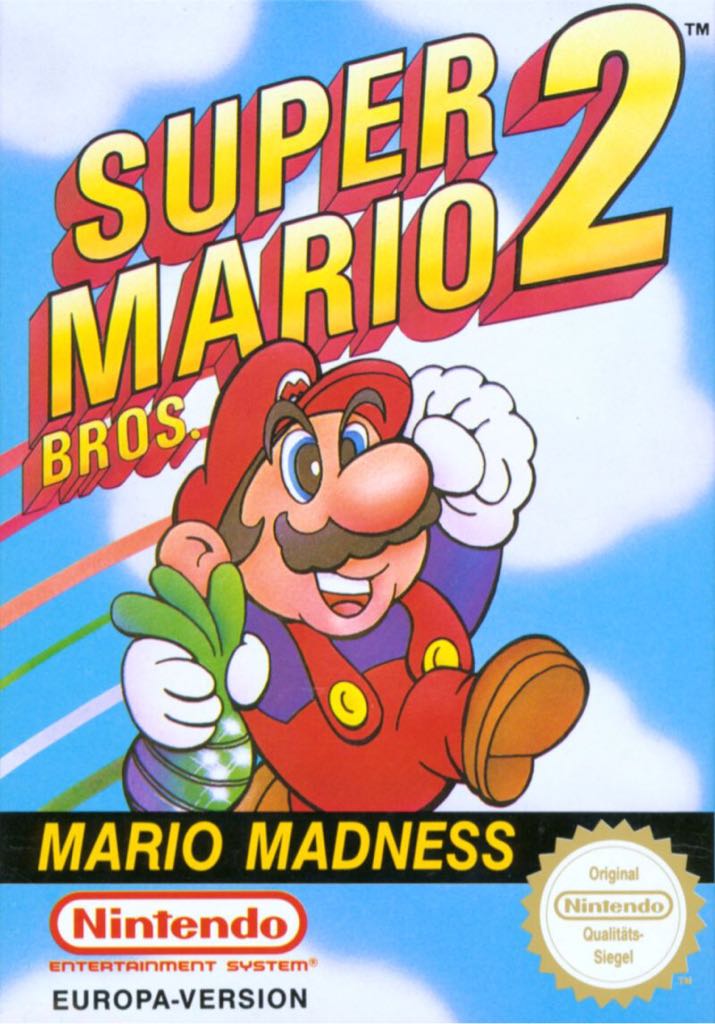 Super Mario Bros. 2 - Nintendo Entertainment System (NES) video game collectible - Main Image 1