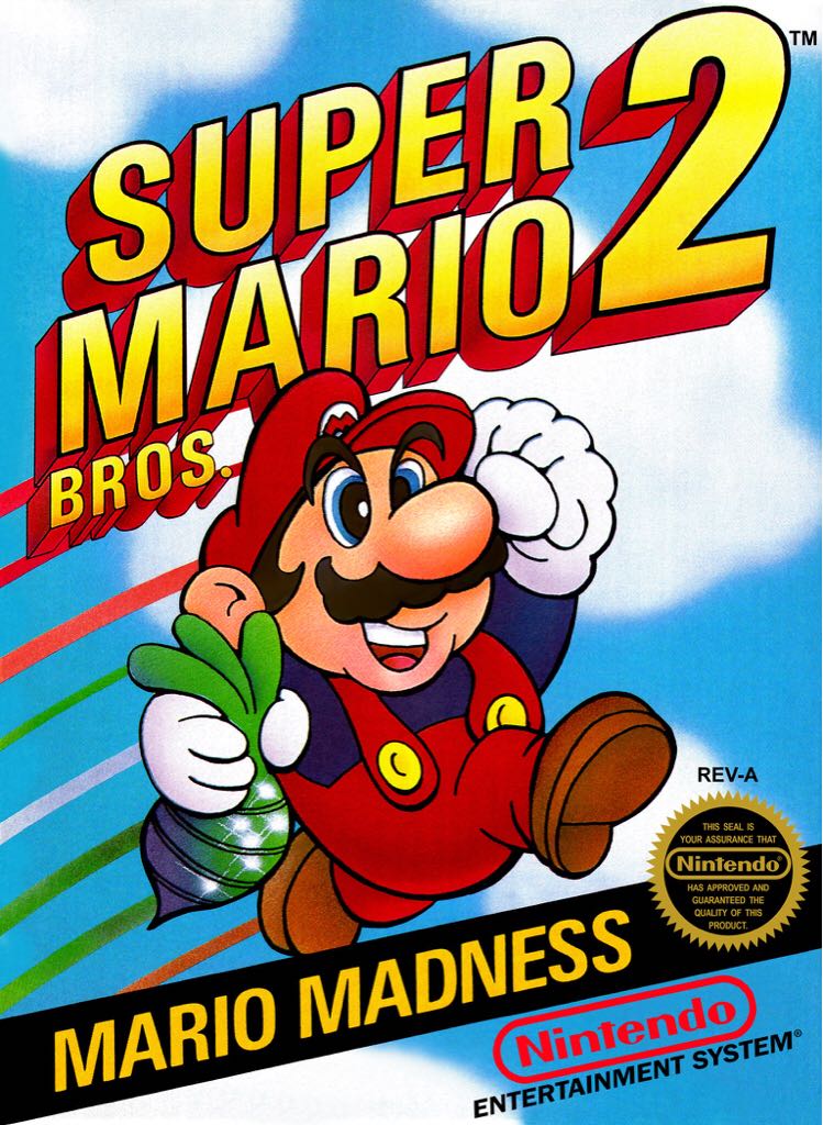 Super Mario Bros. 2 - Nintendo Entertainment System (NES) (Nintendo) video game collectible - Main Image 1