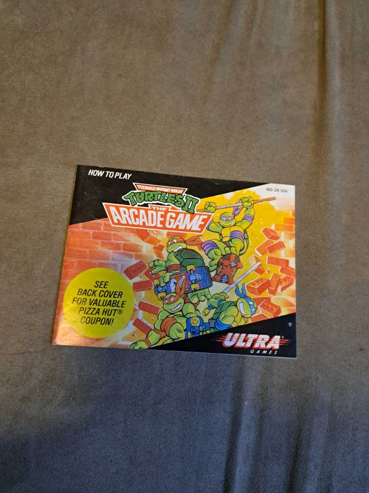 NES: Teenage Mutant Ninja Turtles II: The Arcade Game - Nintendo Entertainment System (NES) (Konami) video game collectible - Main Image 2