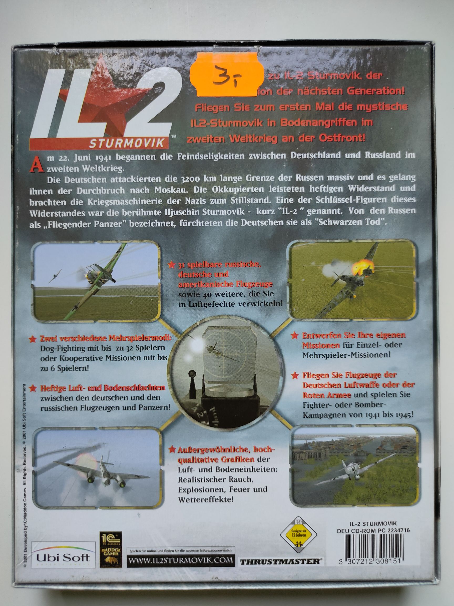IL-2 Sturmovik - PC (Ubisoft - 1) video game collectible [Barcode 3307212308151] - Main Image 2
