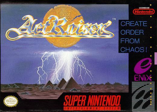 ActRaiser - Nintendo Super Nintendo Entertainment System (SNES) (Nintendo) video game collectible - Main Image 1