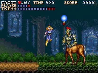 ActRaiser - Nintendo Super Nintendo Entertainment System (SNES) (Nintendo) video game collectible - Main Image 2