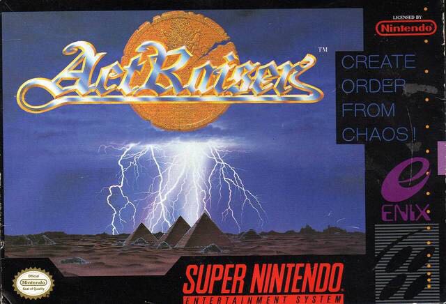 ActRaiser - Nintendo Super Nintendo Entertainment System (SNES) video game collectible - Main Image 1