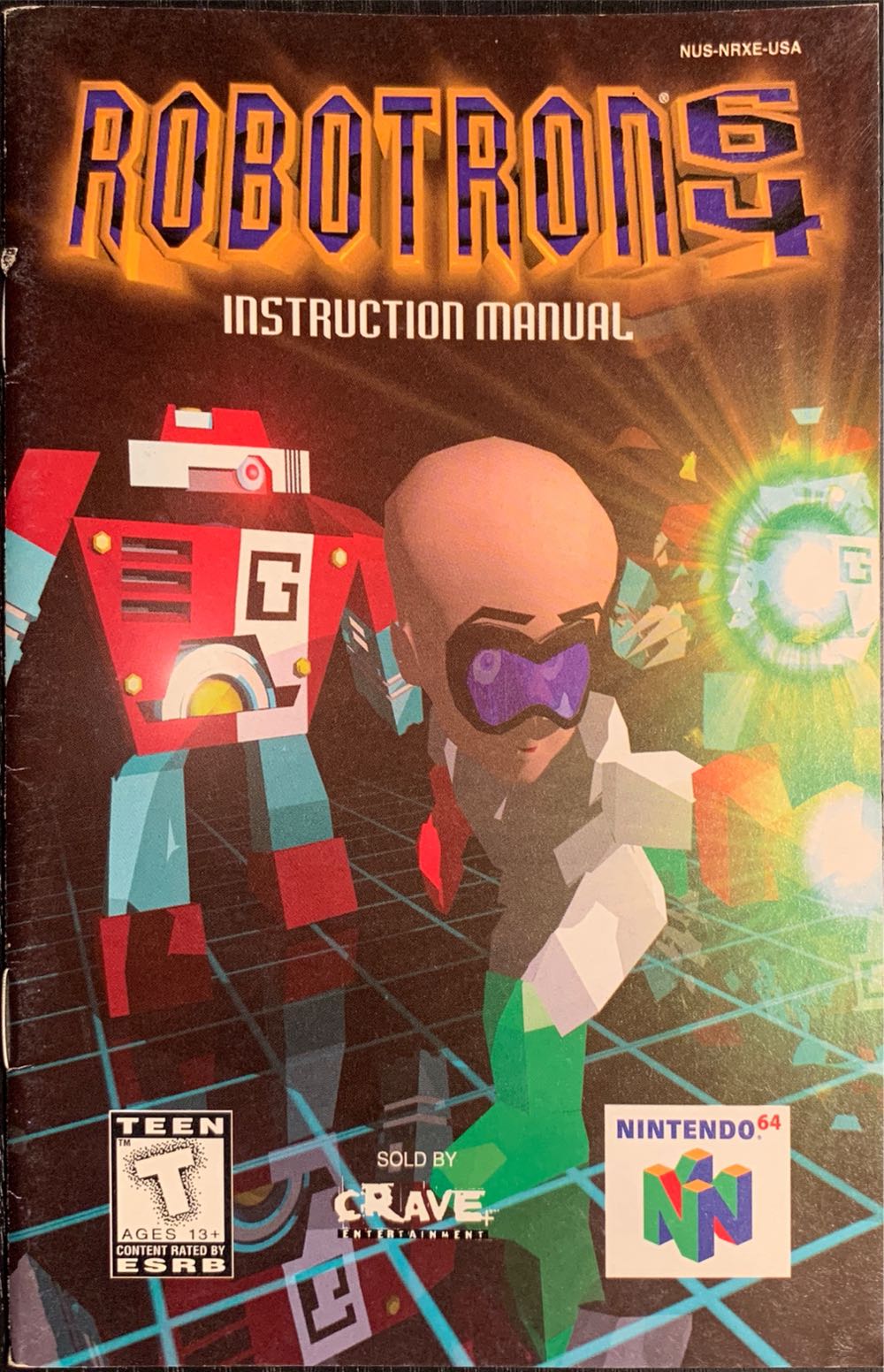 Robotron 64 - Nintendo 64 (N64) (Crave Entertainment - 2) video game collectible [Barcode 650008297010] - Main Image 3