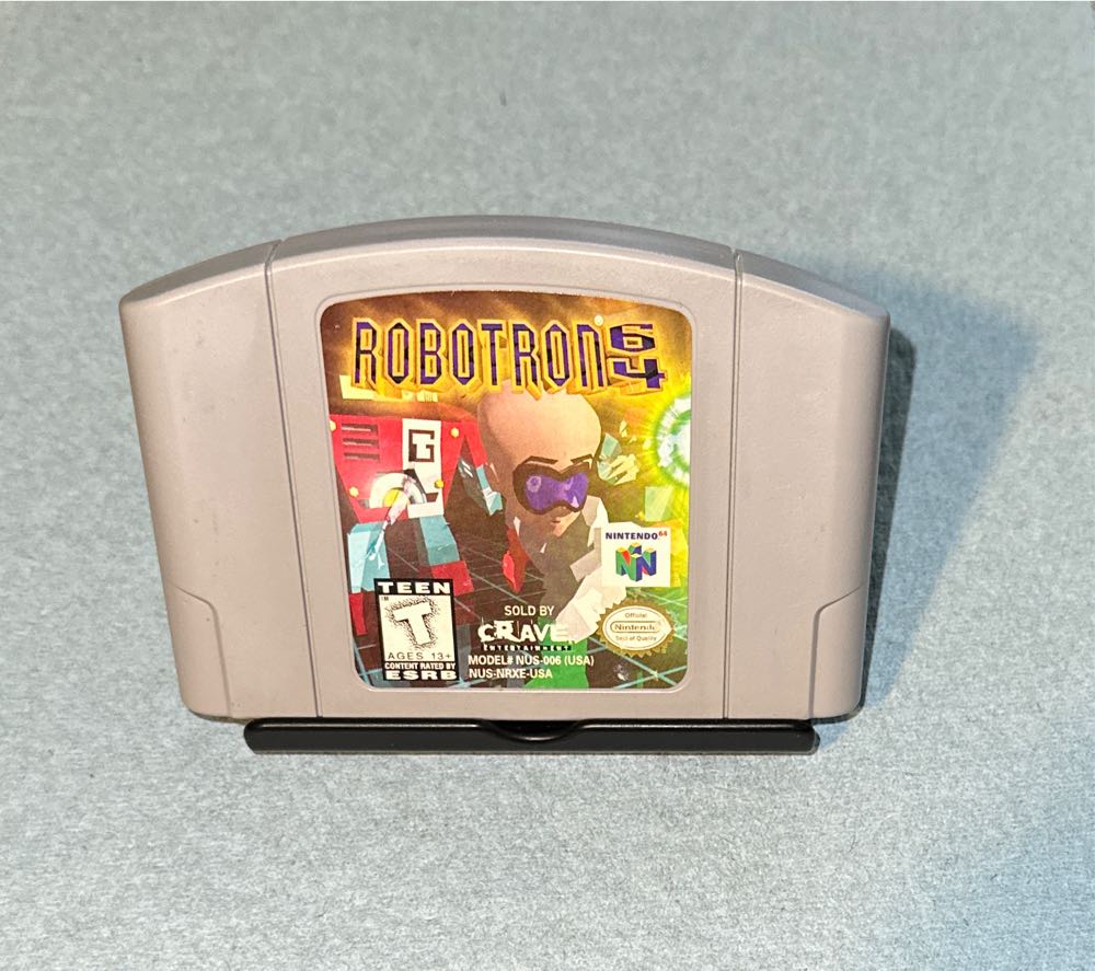 Robotron 64 - Nintendo 64 (N64) video game collectible - Main Image 3