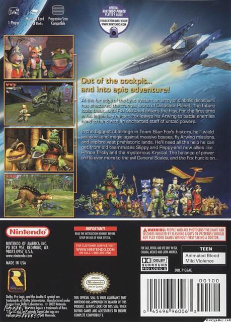 StarFox Adventures - Nintendo GameCube (Nintendo - 1) video game collectible [Barcode 045496960063] - Main Image 2
