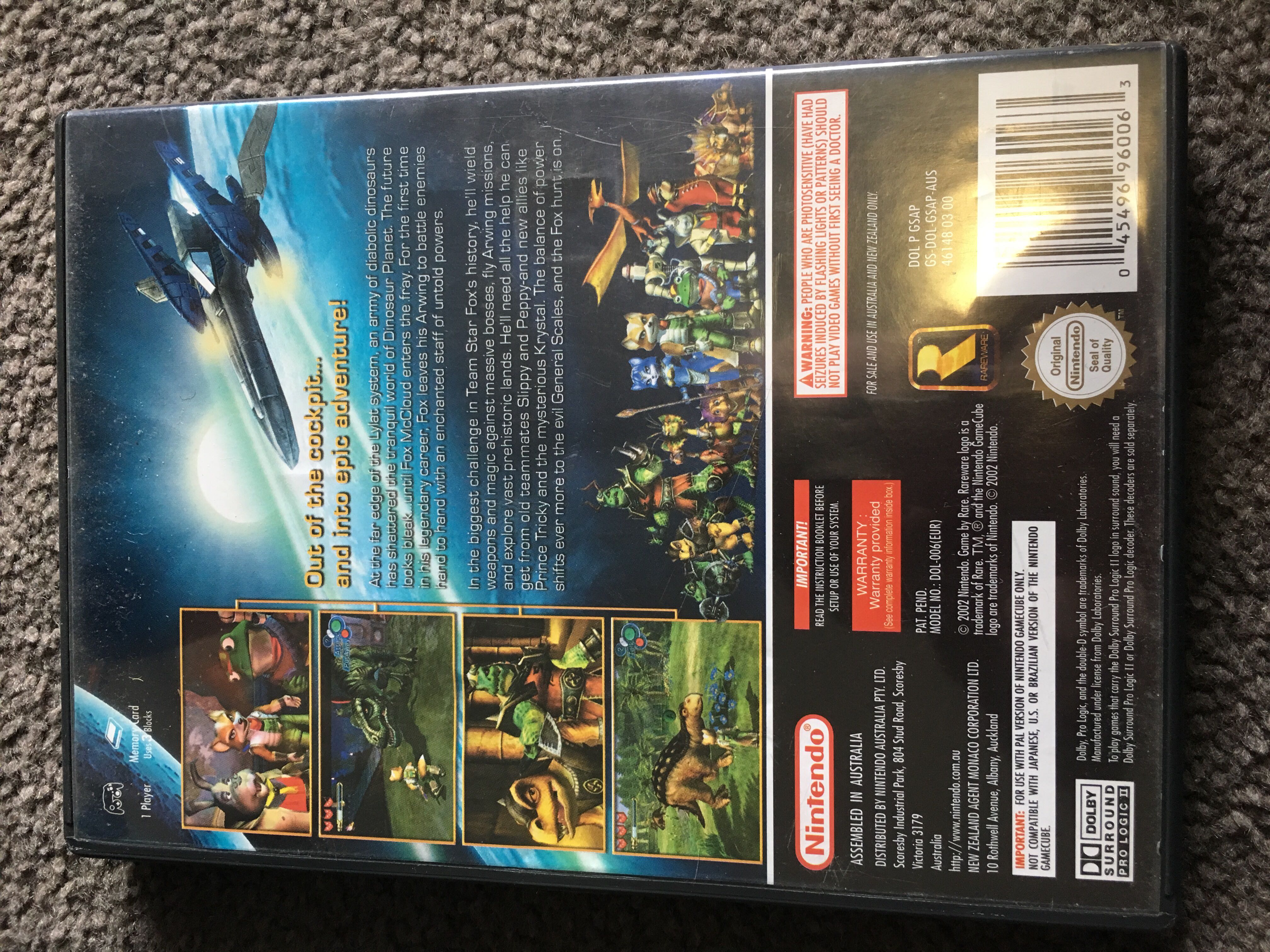 StarFox Adventures - Nintendo GameCube (Nintendo - 1) video game collectible [Barcode 045496960063] - Main Image 4