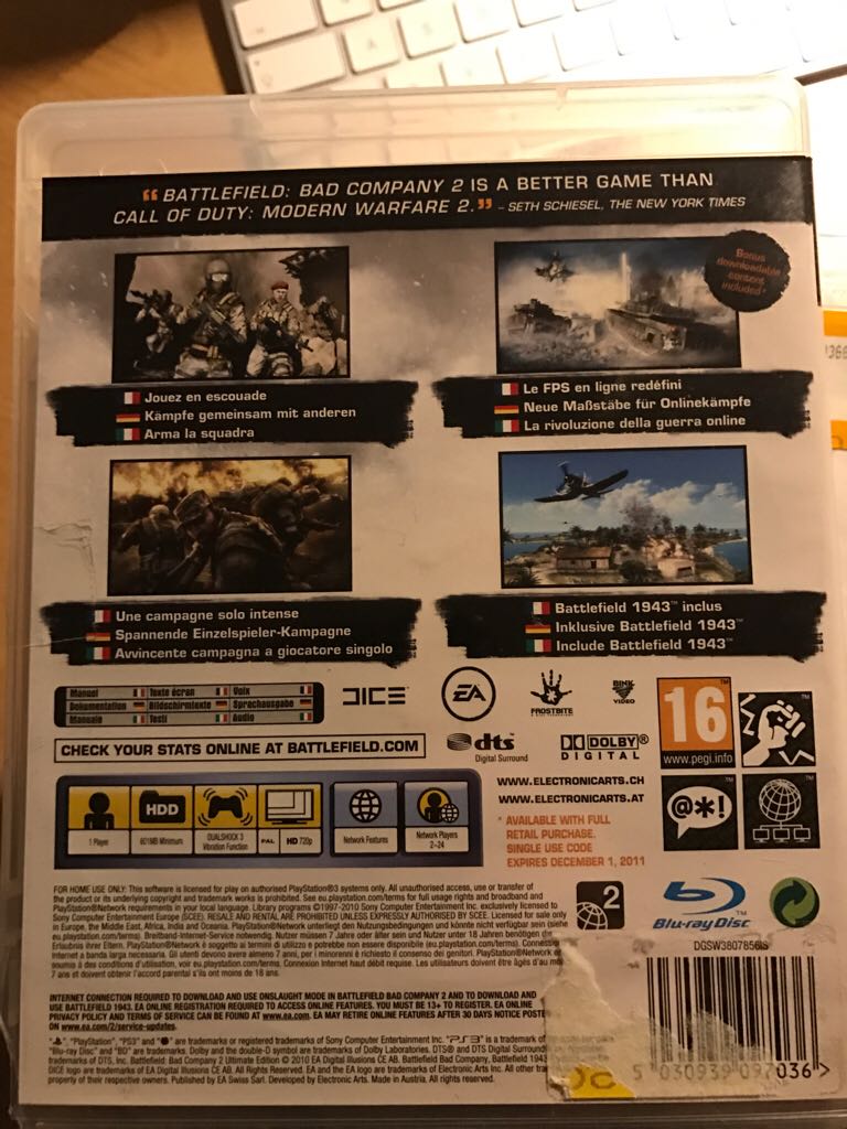 Battlefield: Bad Company 2 Ultimate Edition - Sony PlayStation 3 (PS3) video game collectible [Barcode 5030939097036] - Main Image 2