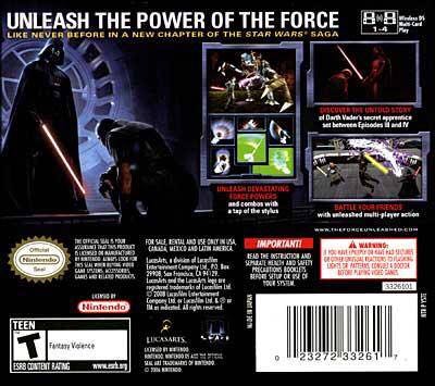 Star Wars: The Force Unleashed II - Nintendo DS (Lucasfilm Games - 1) video game collectible - Main Image 2