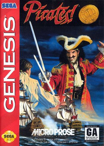 Pirates! Gold - Sega Genesis (Mega Drive) video game collectible - Main Image 1
