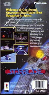 Starblade - 3DO (Namco - 1) video game collectible [Barcode 037988830176] - Main Image 2