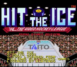 Hit The Ice - Nintendo Super Nintendo Entertainment System (SNES) (Taito - 2) video game collectible - Main Image 2