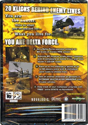 Delta Force Xtreme - PC (Novalogic - 1) video game collectible [Barcode 020626723589] - Main Image 2