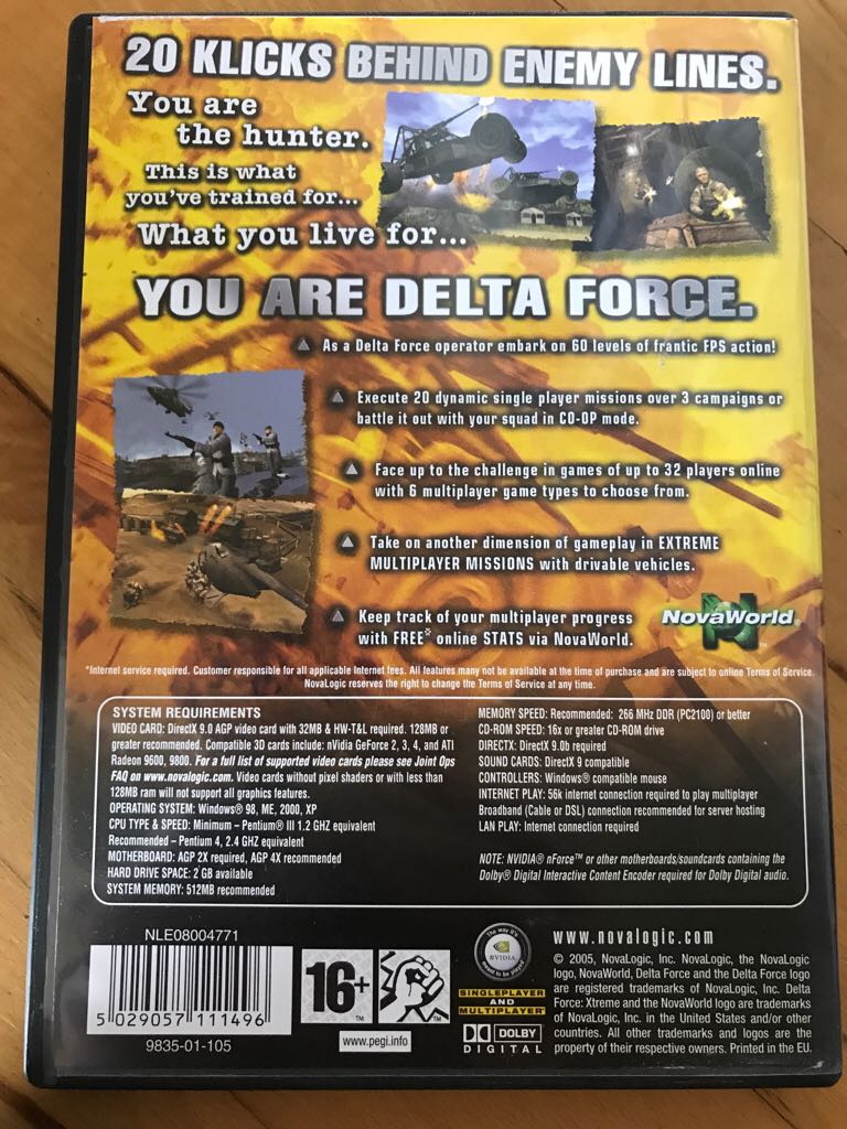 Delta Force Xtreme - PC video game collectible - Main Image 2