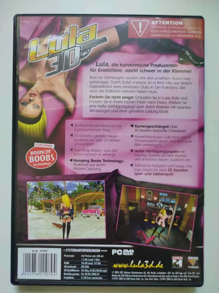 Lula 3D - PC (1) video game collectible [Barcode 4015756110794] - Main Image 2