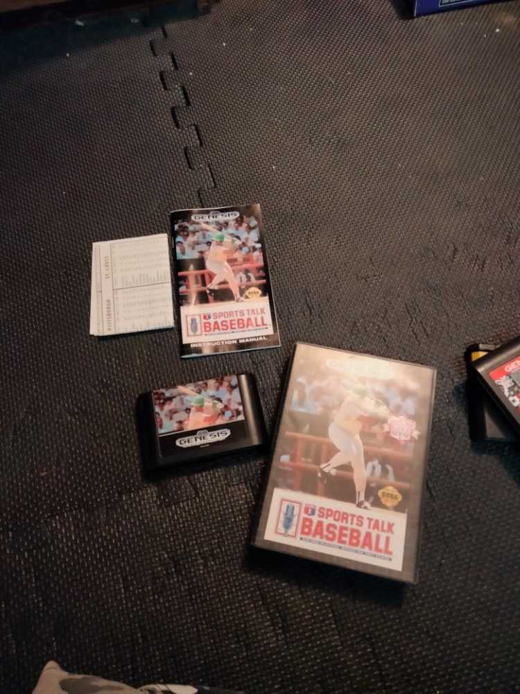 Sports Talk Baseball - Sega Genesis (Mega Drive) (Sega - 1-2) video game collectible [Barcode 010086012118] - Main Image 3