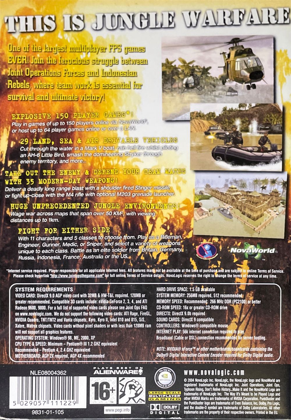 Joint Operations: Typhoon Rising - PC video game collectible [Barcode 5029057111229] - Main Image 2