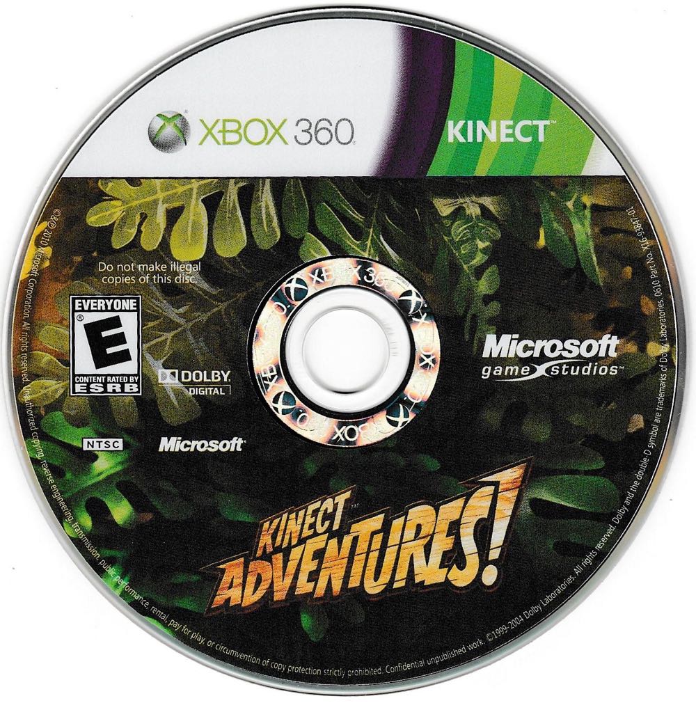 Kinect Adventures - Microsoft Xbox 360 (Microsoft Game Studios - 2) video game collectible [Barcode 000006592370] - Main Image 3