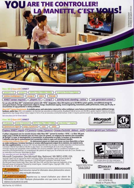 Kinect Adventures - Microsoft Xbox 360 (Microsoft Studios) video game collectible [Barcode 885370218503] - Main Image 2