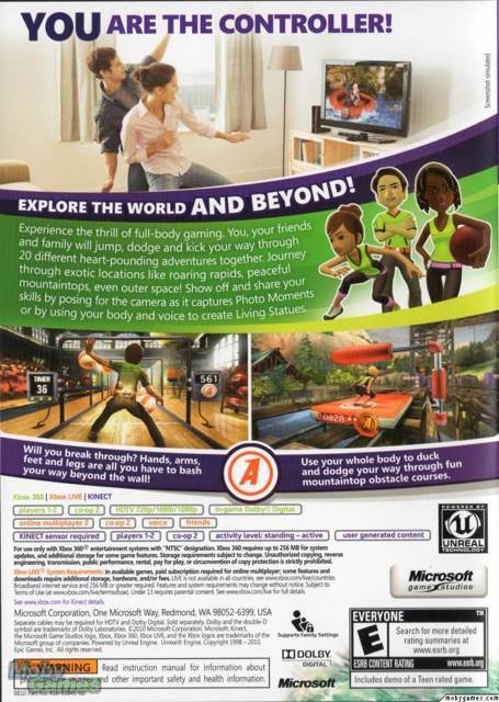 Kinect Adventures - Microsoft Xbox 360 video game collectible - Main Image 2