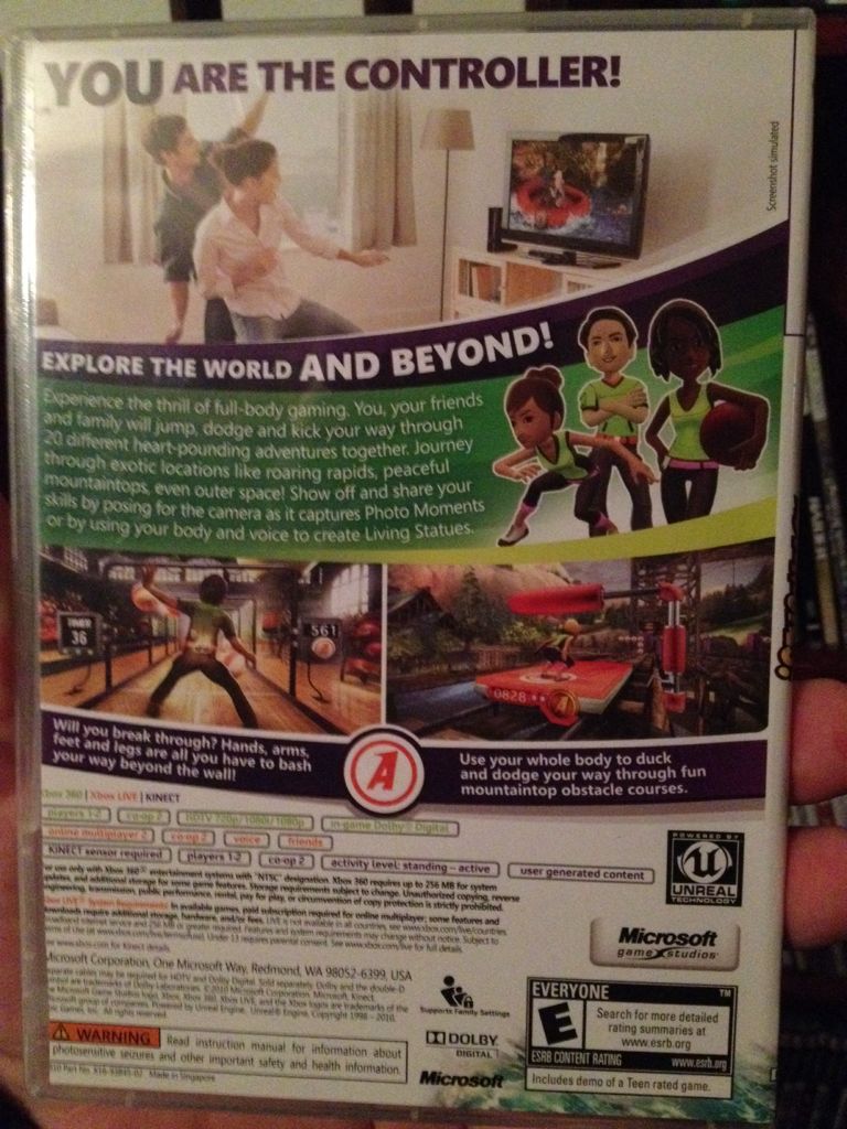 Kinect Adventures - Microsoft Xbox 360 (Microsoft Game Studios - 2) video game collectible - Main Image 2