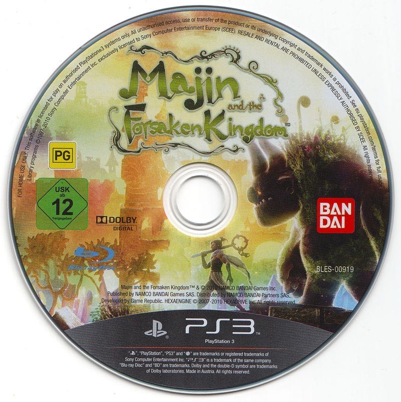 Majin And The Forsaken Kingdom - Sony PlayStation 3 (PS3) (Namco Bandai - 1) video game collectible [Barcode 722674110297] - Main Image 4