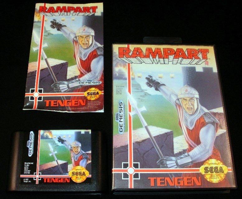 Rampart - Sega Genesis (Mega Drive) (Atari Inc. - 2) video game collectible [Barcode 031763026501] - Main Image 4