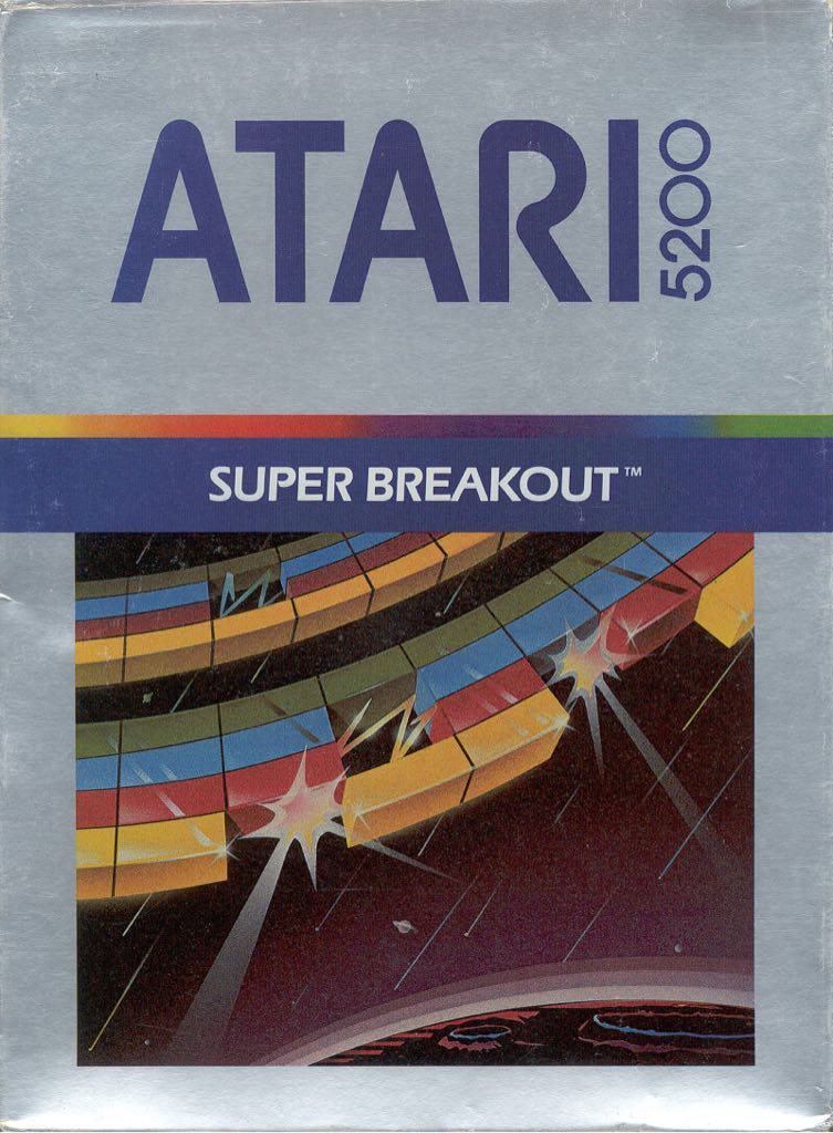 Super Breakout - Atari 5200 video game collectible - Main Image 1