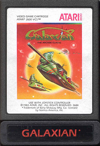 Galaxian - Atari 2600 (Atari, Inc. - 2) video game collectible [Barcode 077000026842] - Main Image 3