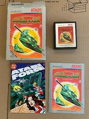 Galaxian (Silver Pic Label) OWN=2000 - Atari 2600 (Atari, Inc. - 1-2) video game collectible - Main Image 2