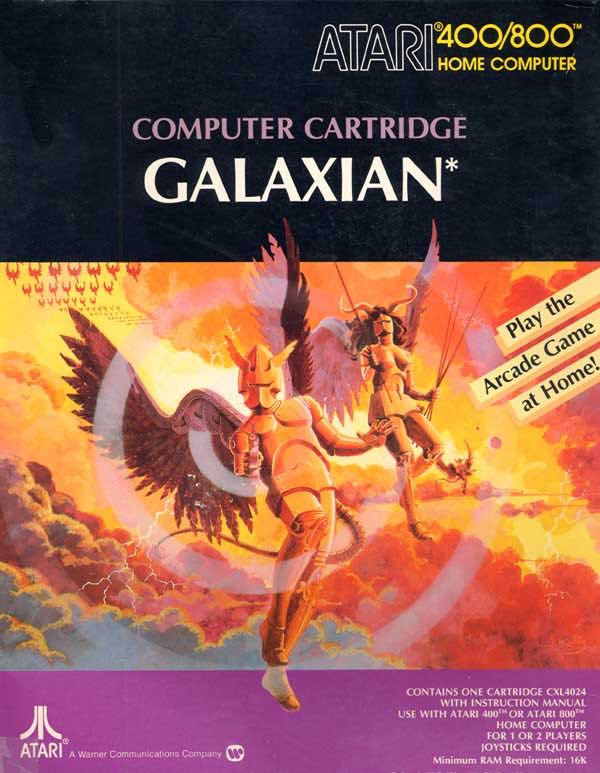 Galaxian - Atari 800 (Atari Inc.) video game collectible - Main Image 1