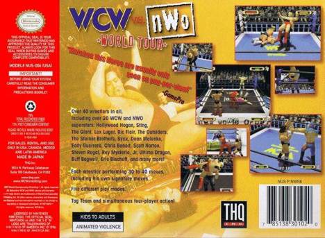 WCW vs. nWo: World Tour - Nintendo 64 (N64) (THQ - 4) video game collectible - Main Image 2